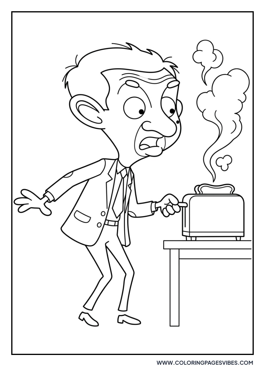 Mr. Bean and the Sandwich Toaster