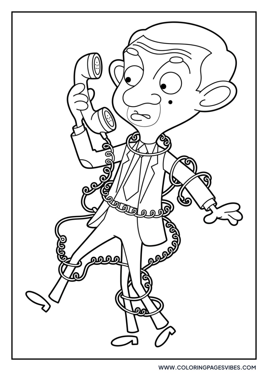 Mr. Bean and the Telephone