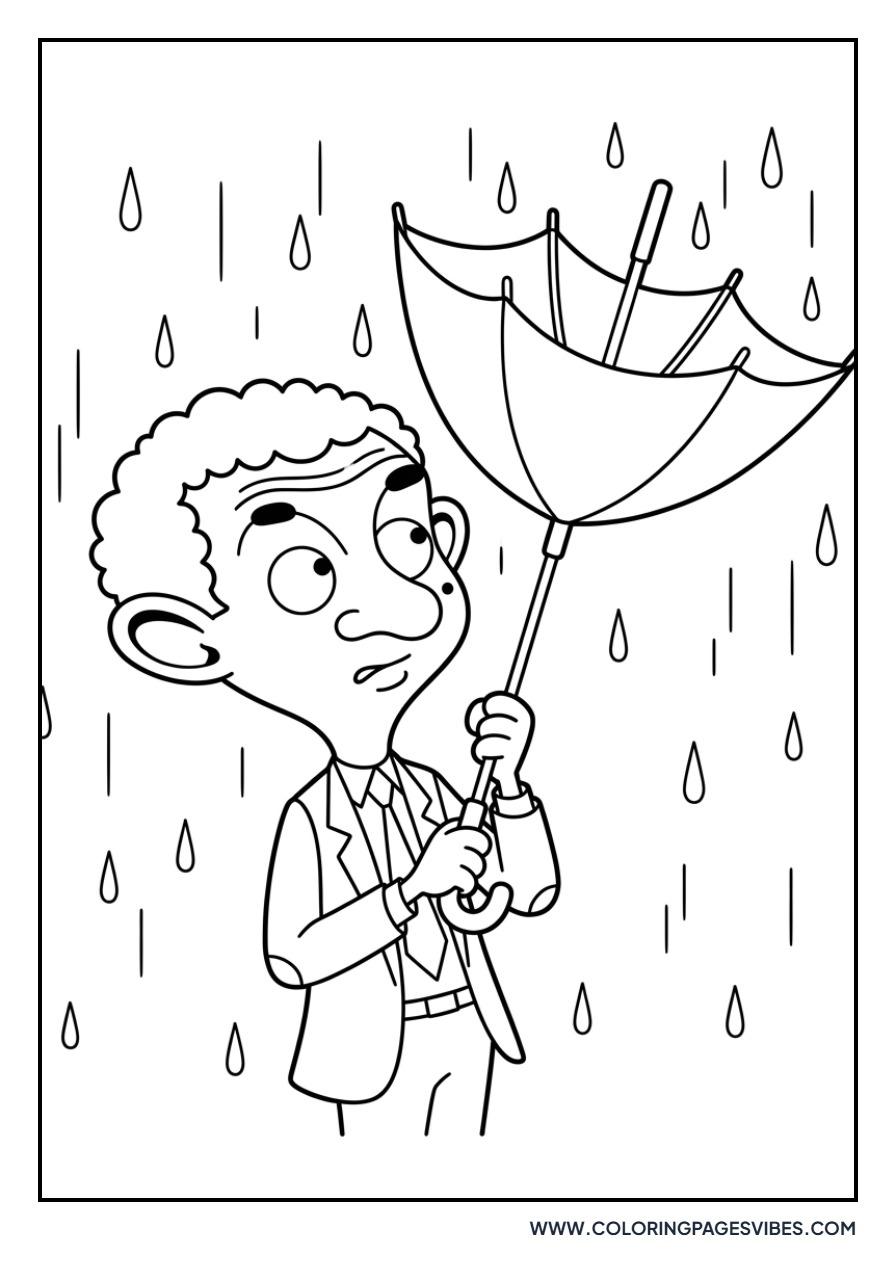 Mr. Bean in the Rain