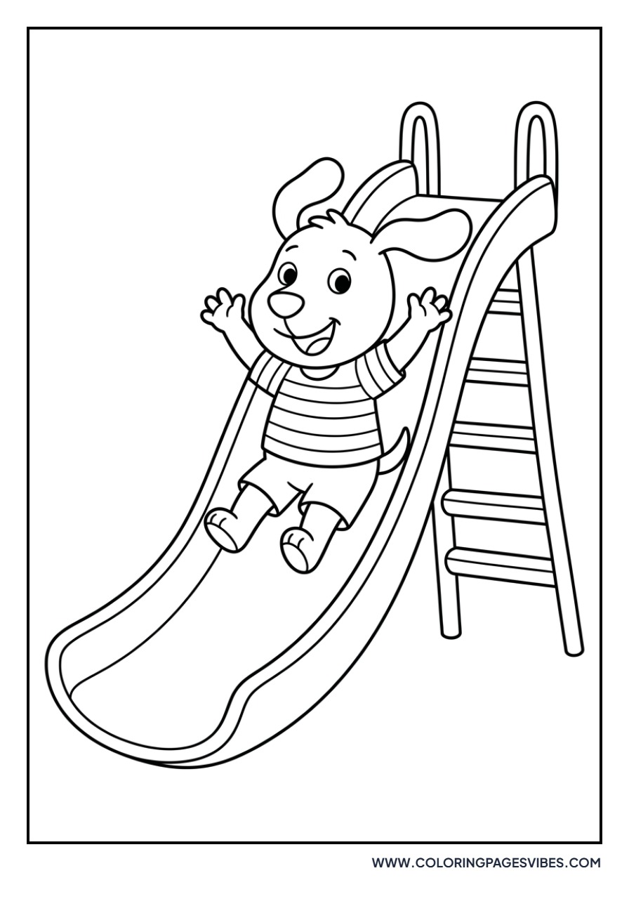 Danny Dog at the Playground