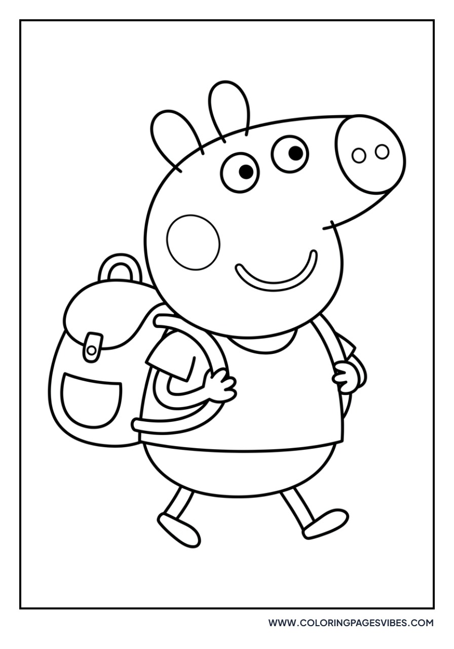 George Pig's First Day
