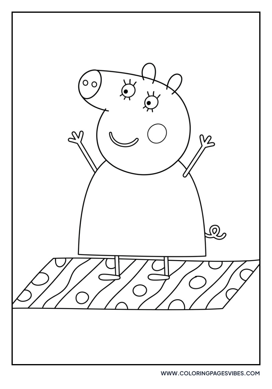 Mummy Pig at the Gym