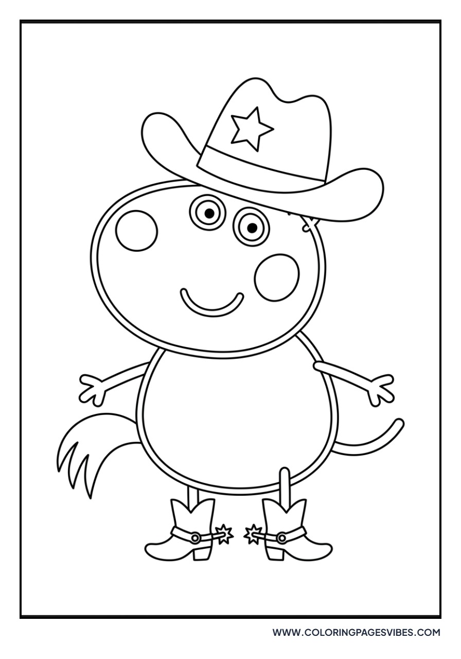 Pedro Pony Dressed as Cowboy