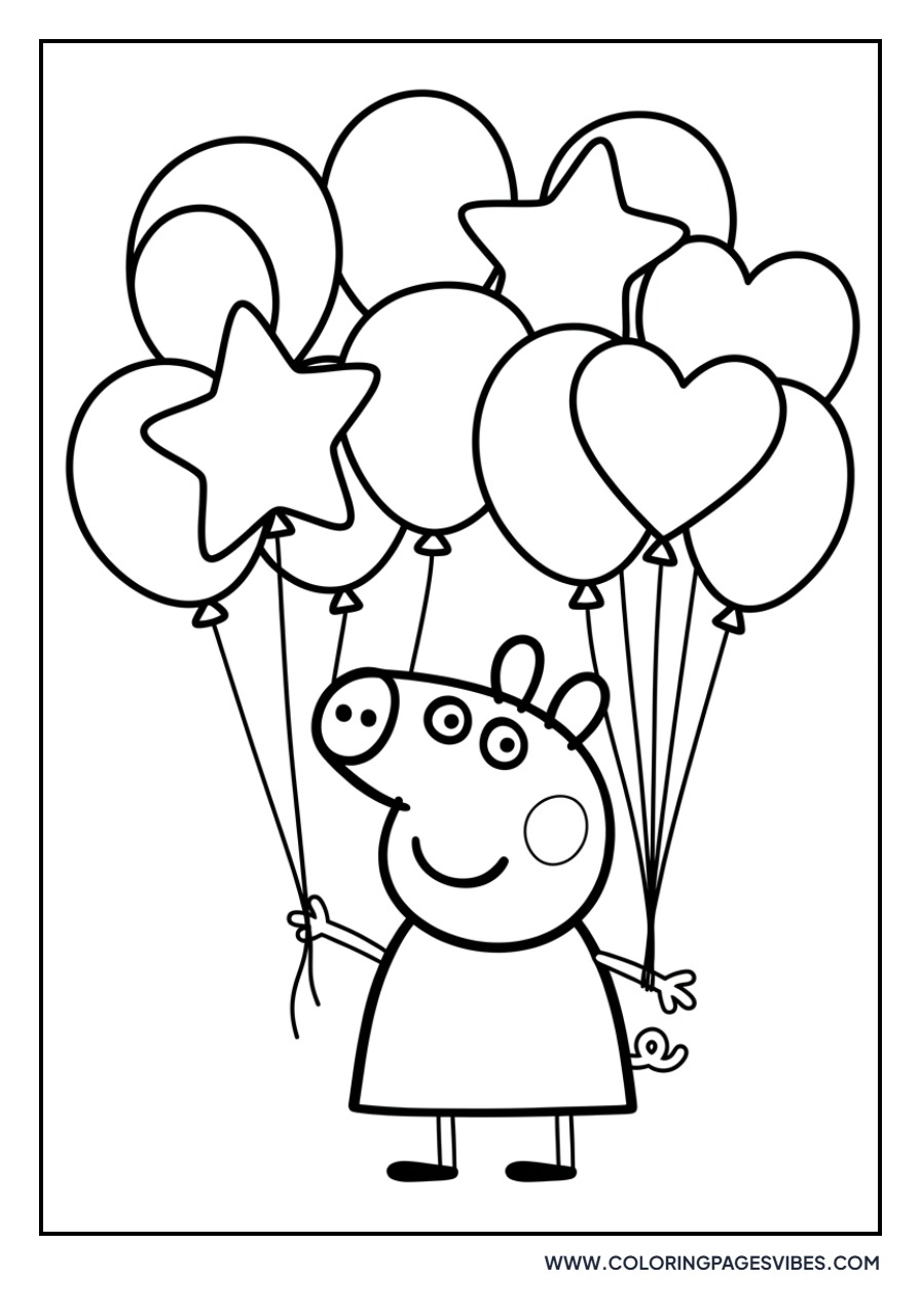 Peppa Pig and the Balloons