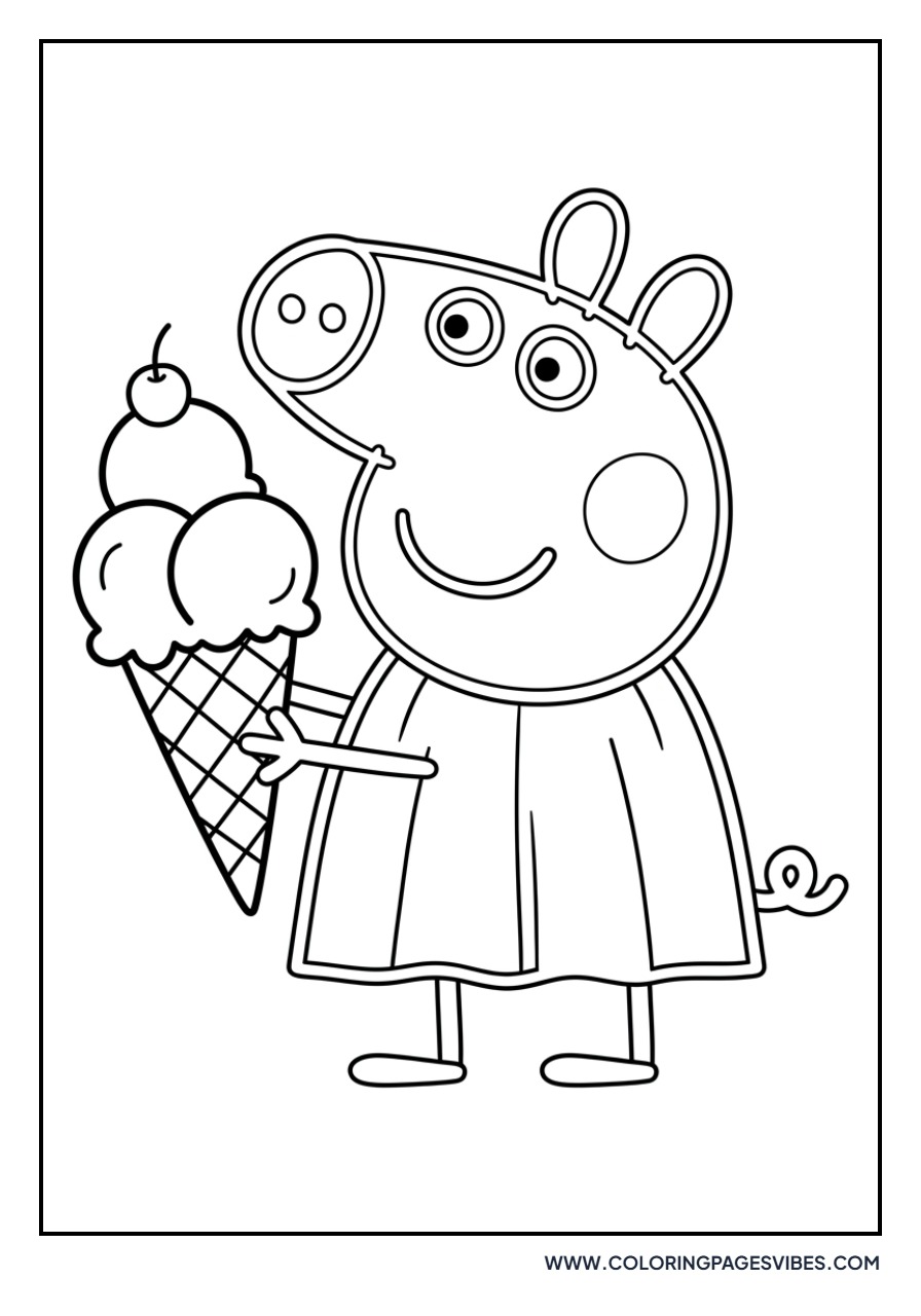 Peppa Pig and the Ice Cream