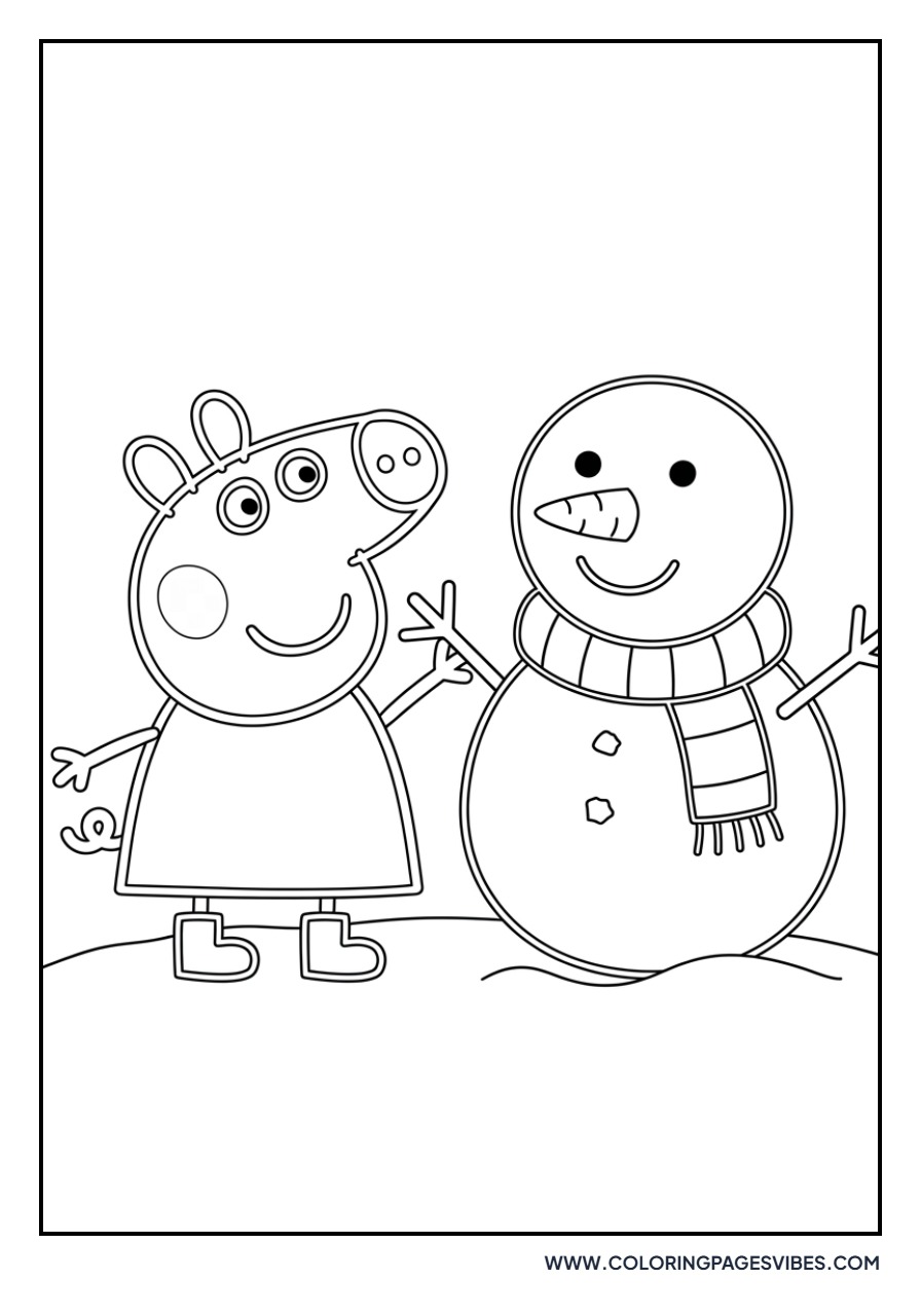 Peppa Pig and the Snowman
