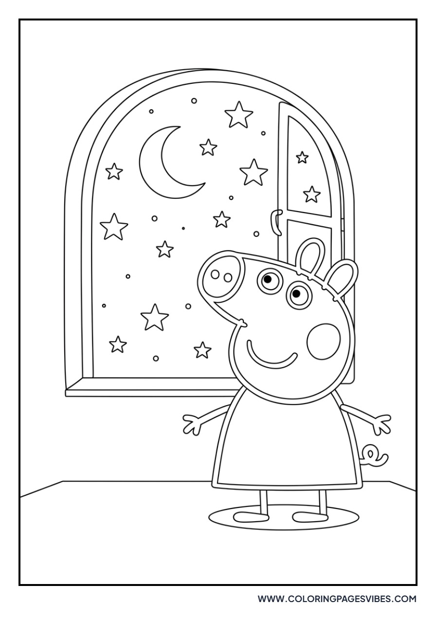 Peppa Pig and the Starry Night