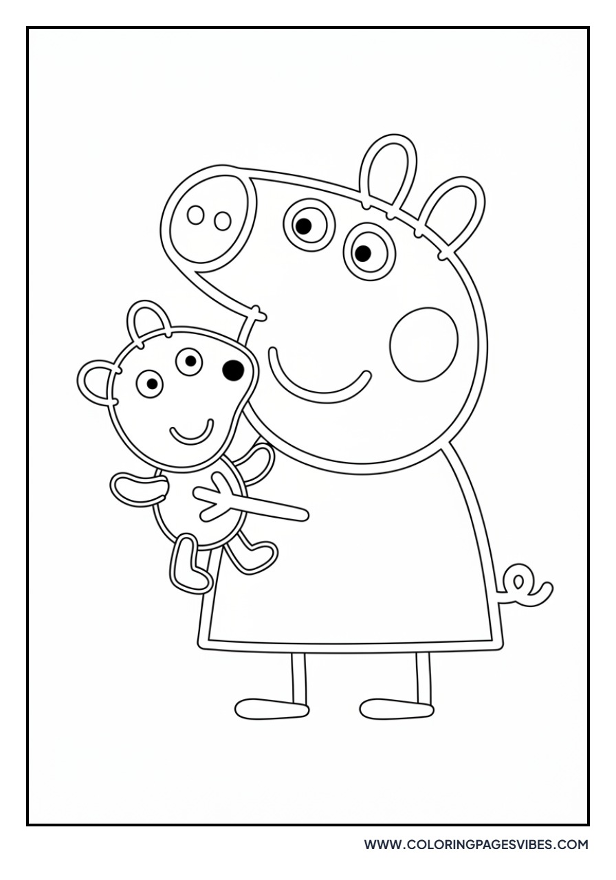 Peppa Pig and the Teddy
