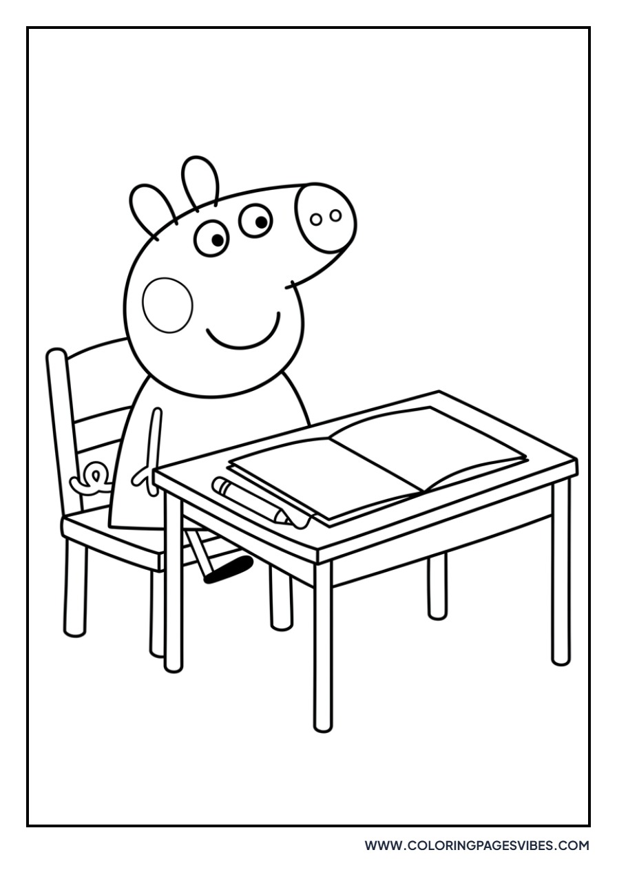 Peppa Pig at the School