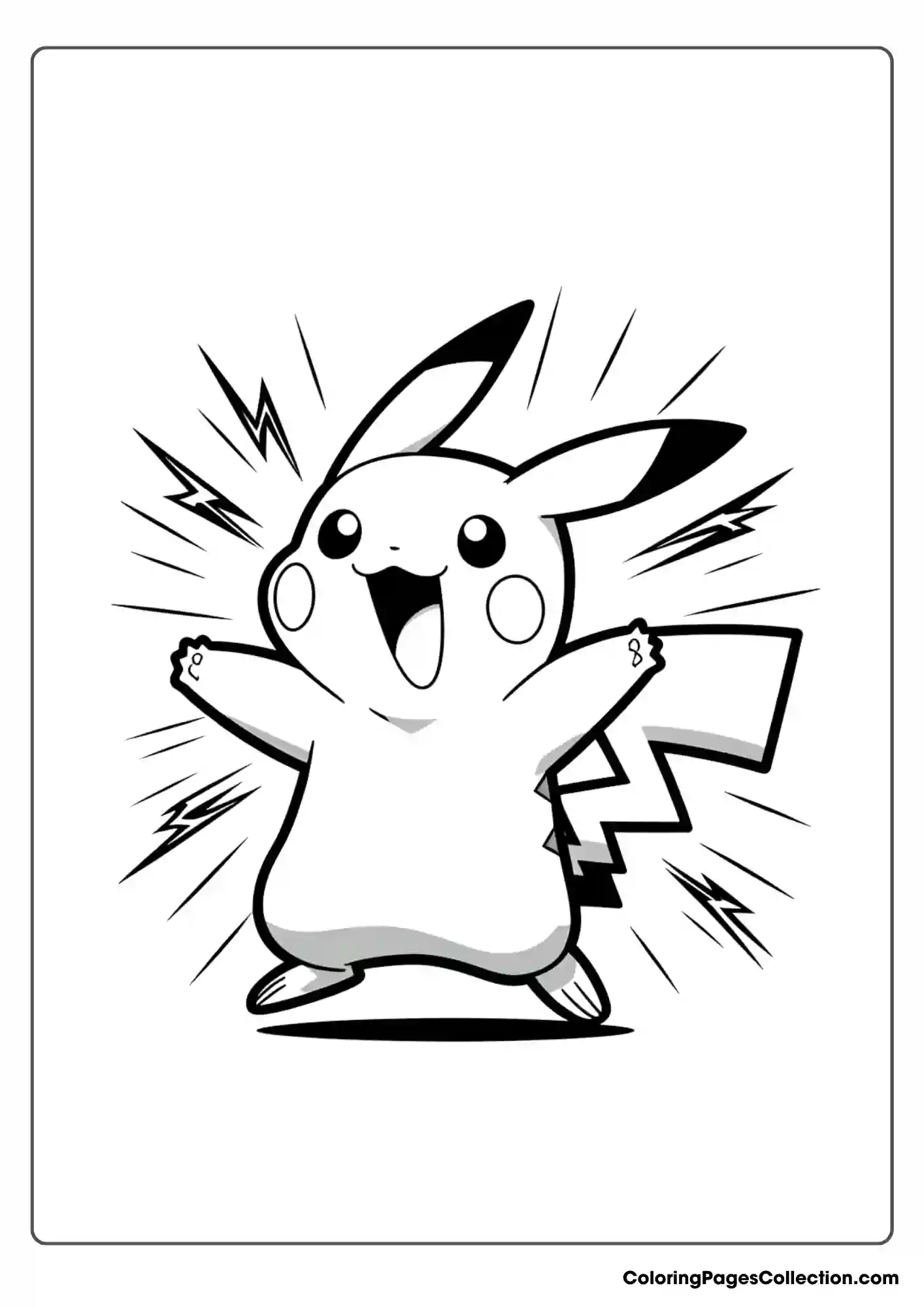 Pikachu Coloring Pages