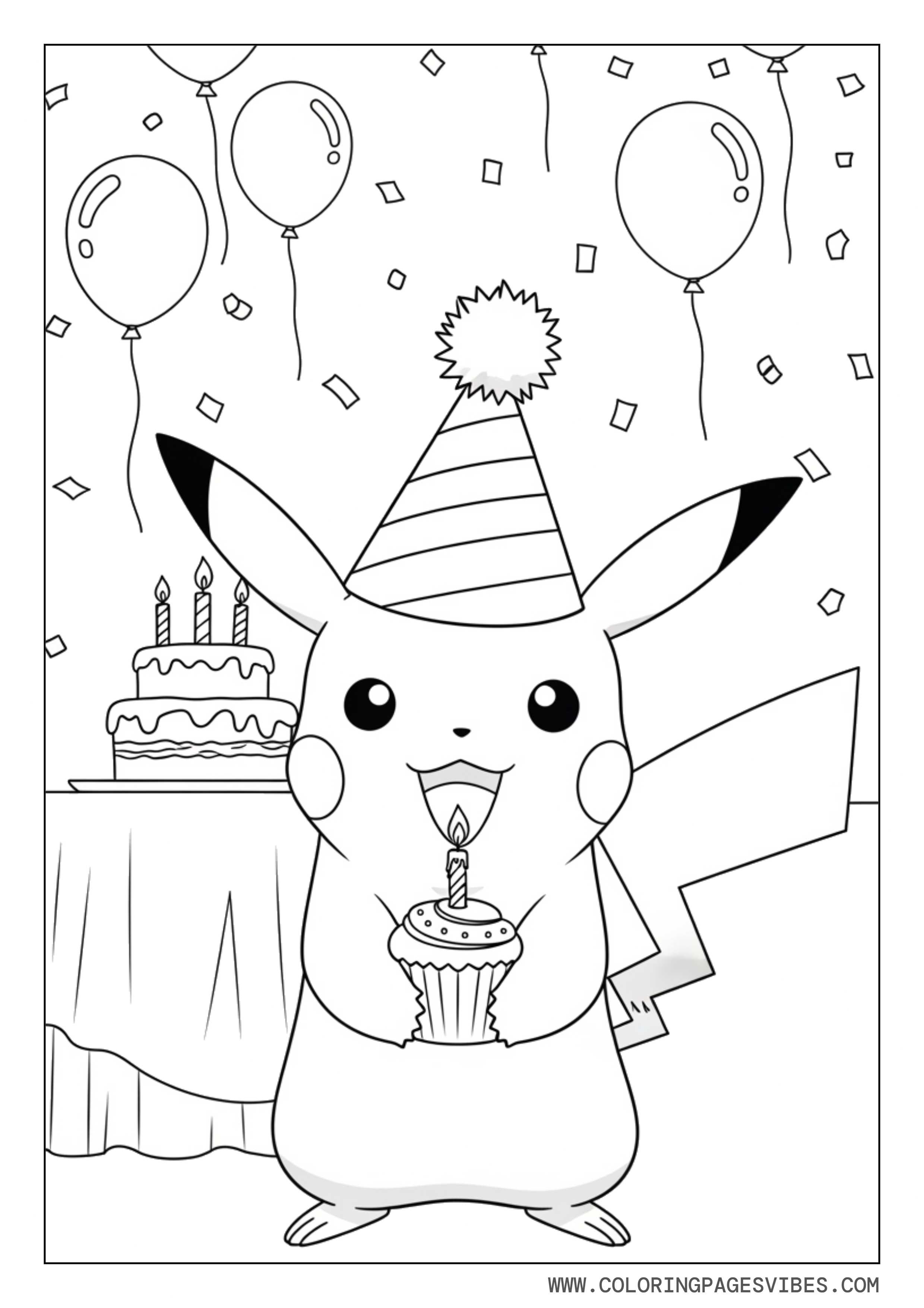 Birthday Party Pikachu
