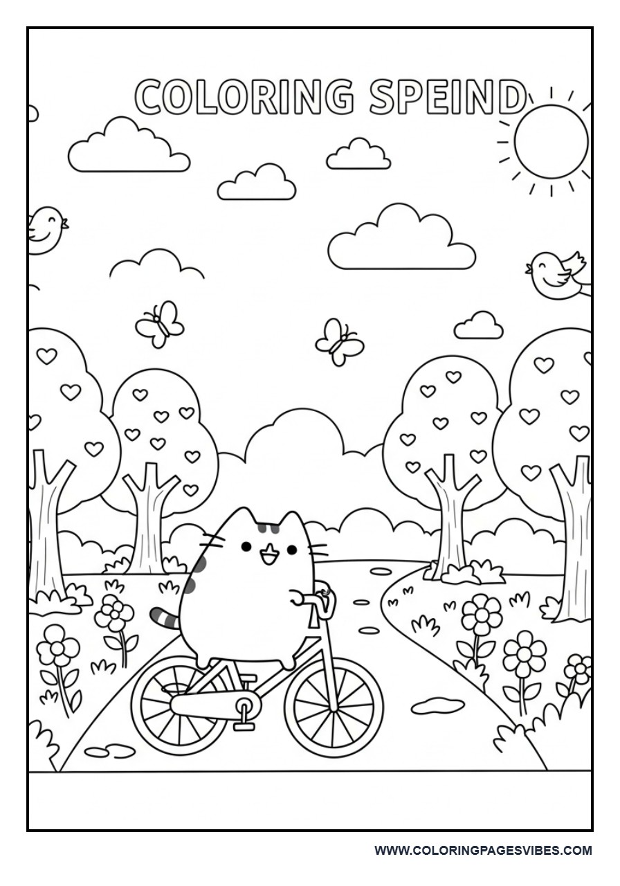 Bicycle Ride Pusheen
