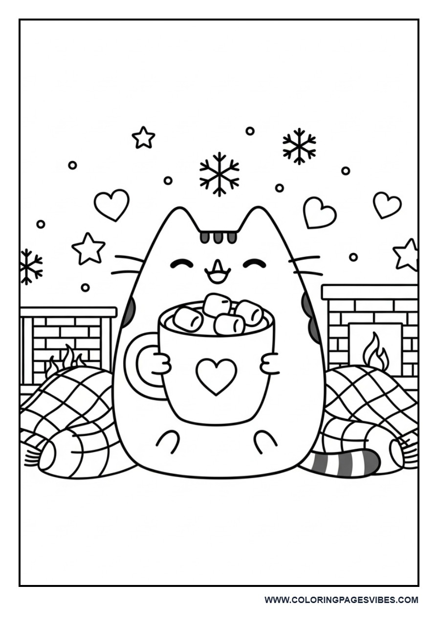 Cozy Hot Cocoa Pusheen