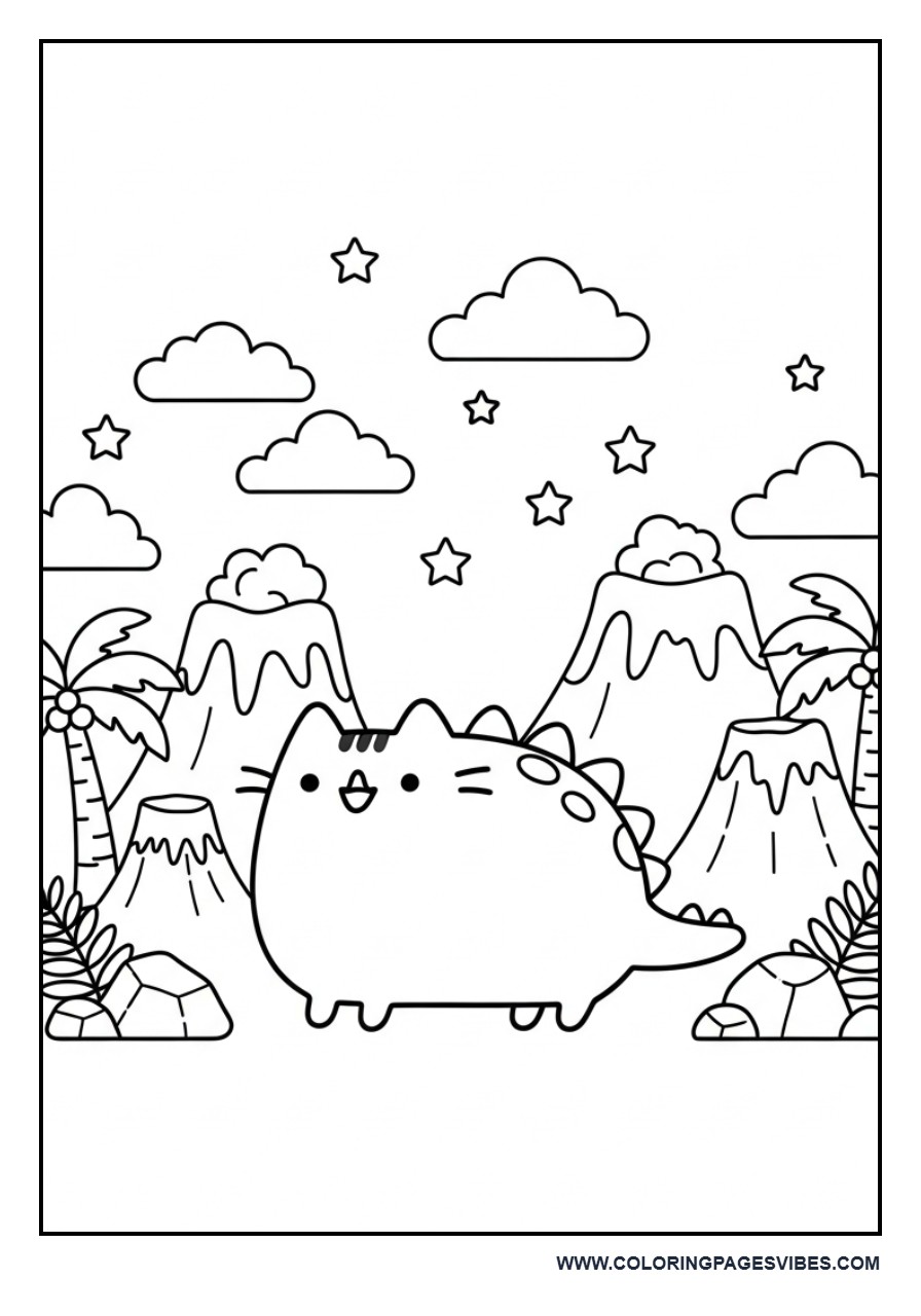 Dinosaur Costume Pusheen