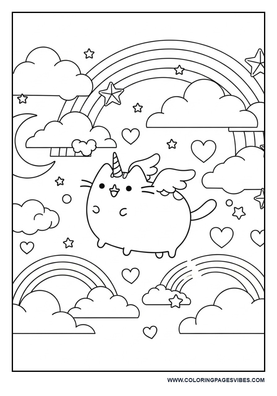 Flying Unicorn Pusheen