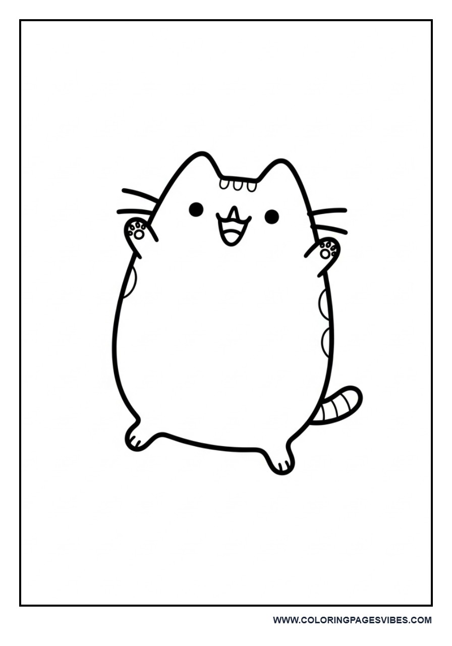 Happy Jumping Pusheen