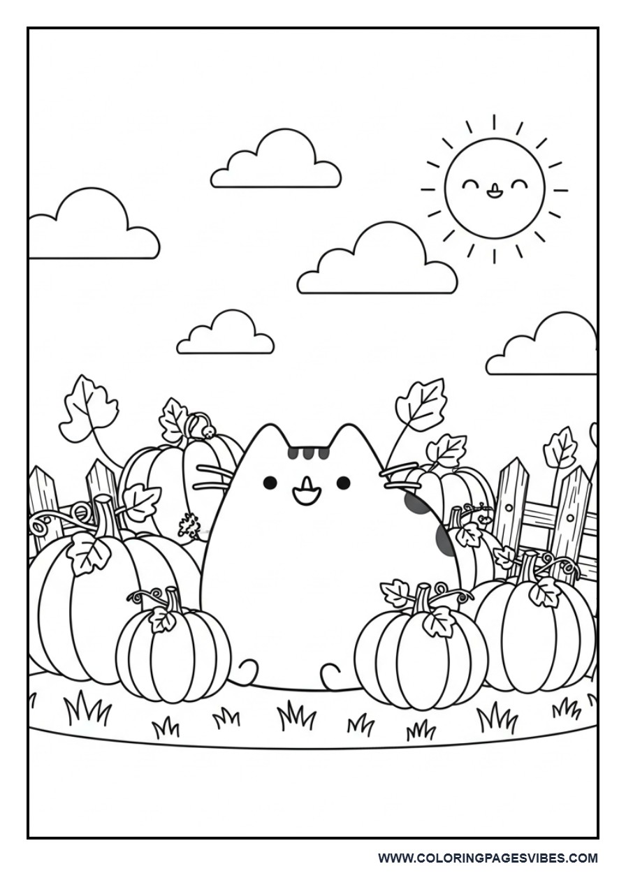 Pumpkin Patch Pusheen