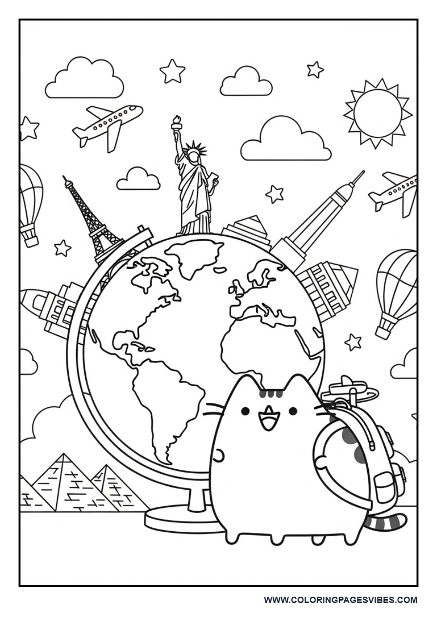 Pusheen Around the World