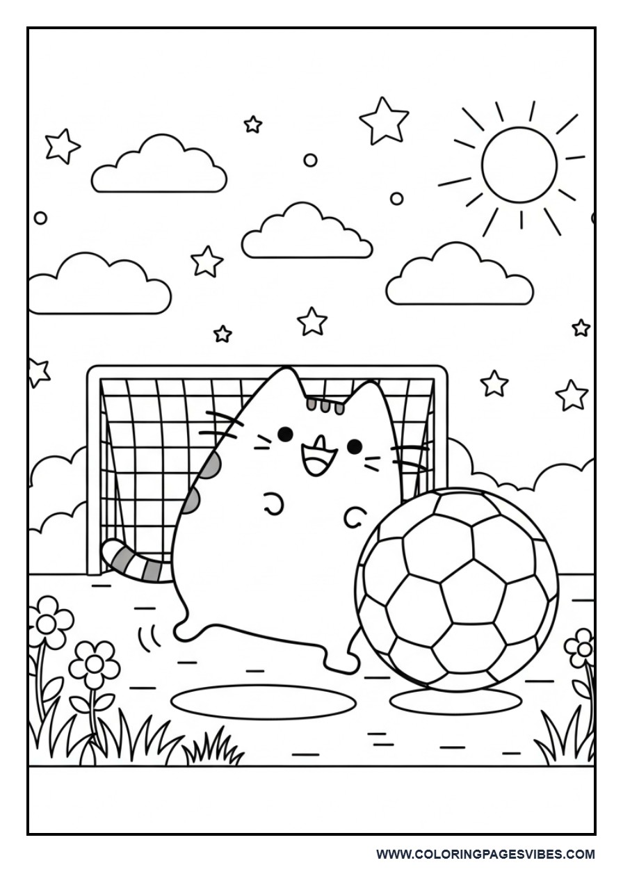 Soccer Player Pusheen