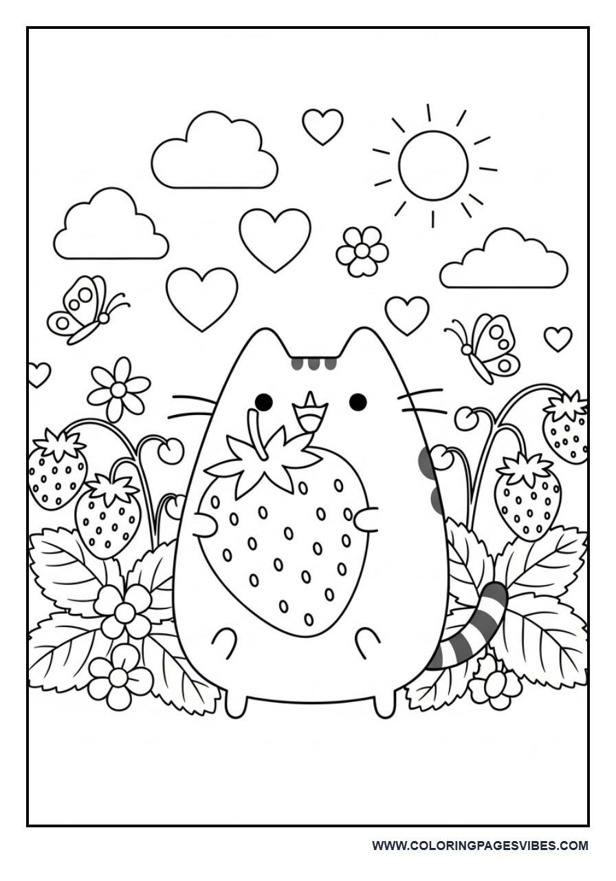 Strawberry Lover Pusheen