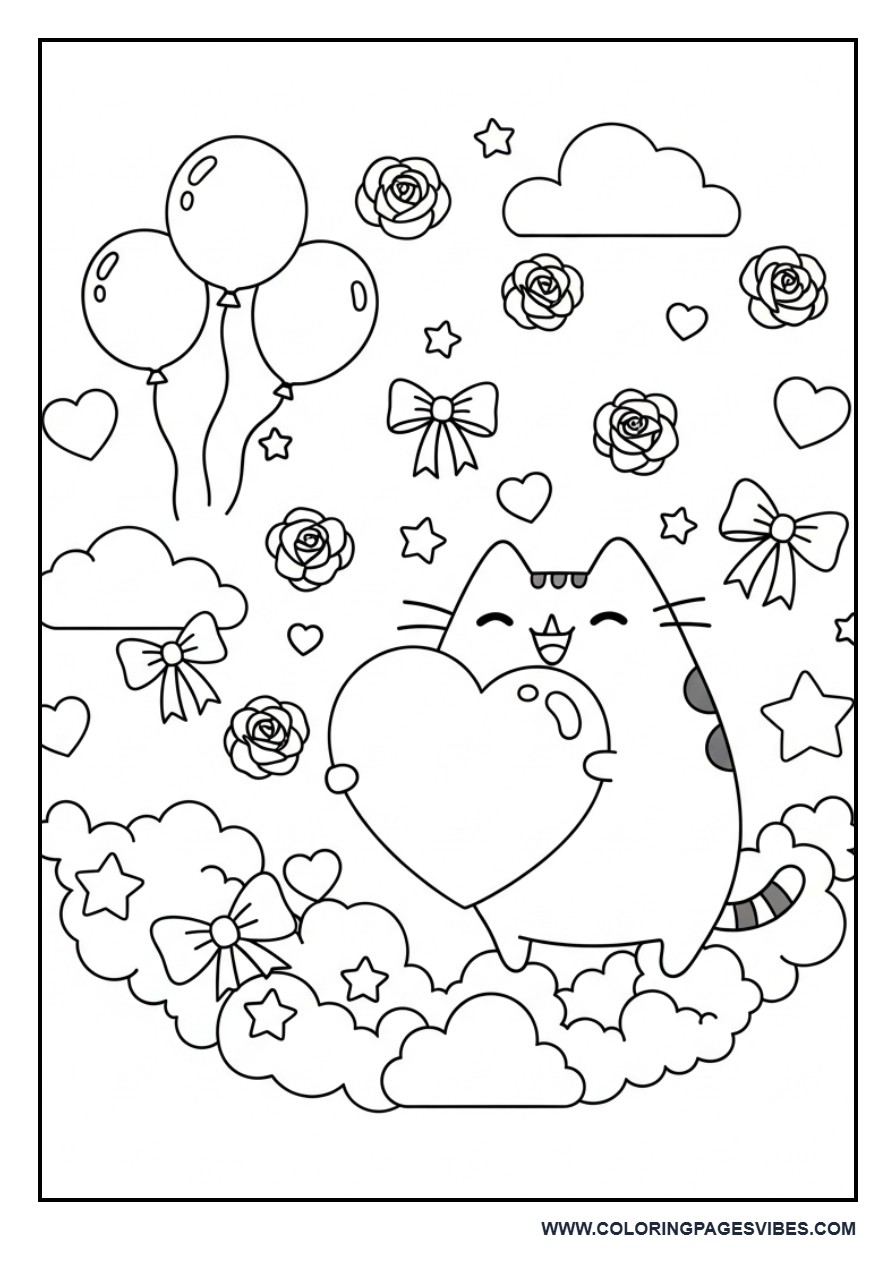 Valentine's Day Pusheen