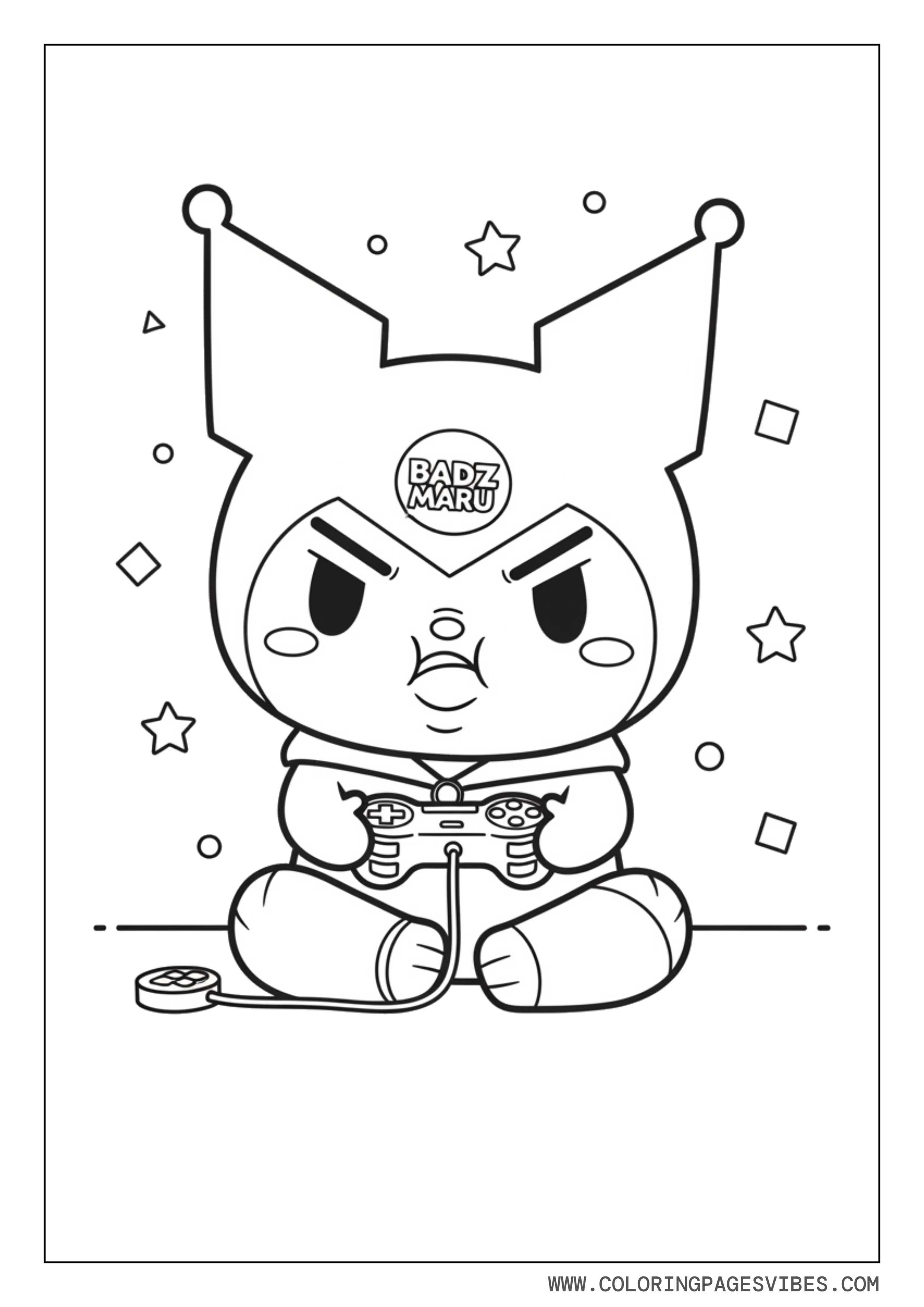 Badtz-Maru Gamer Scene