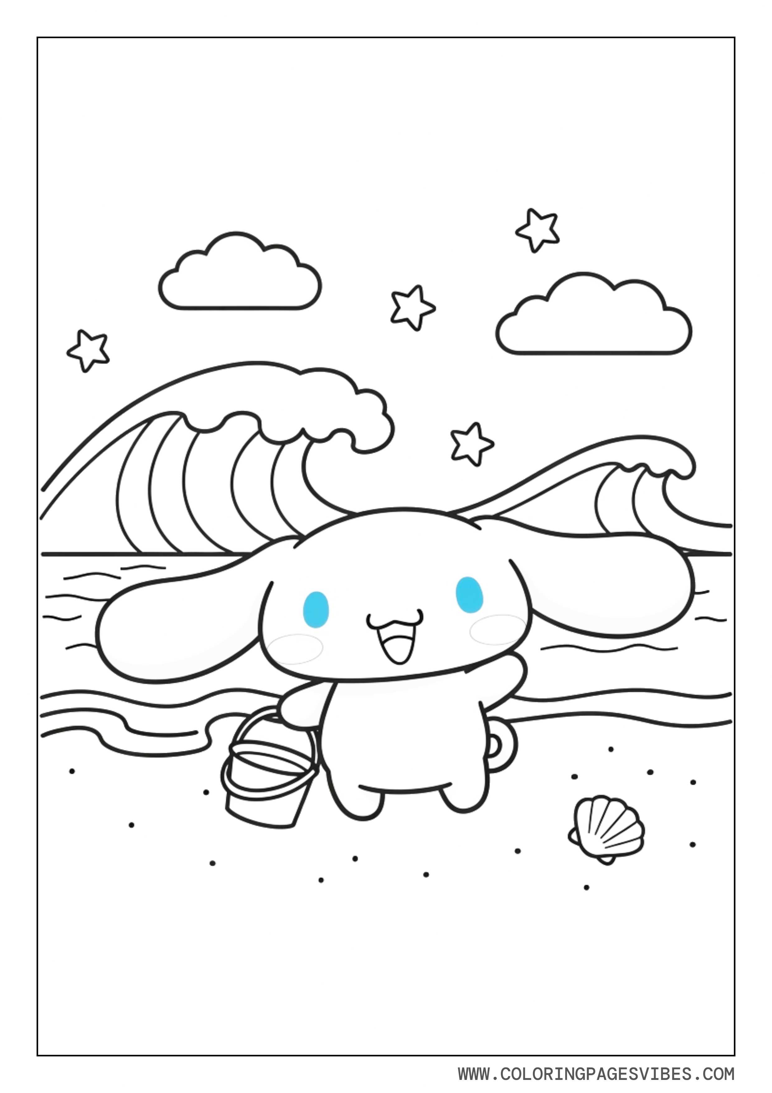 Cinnamoroll At The Beach