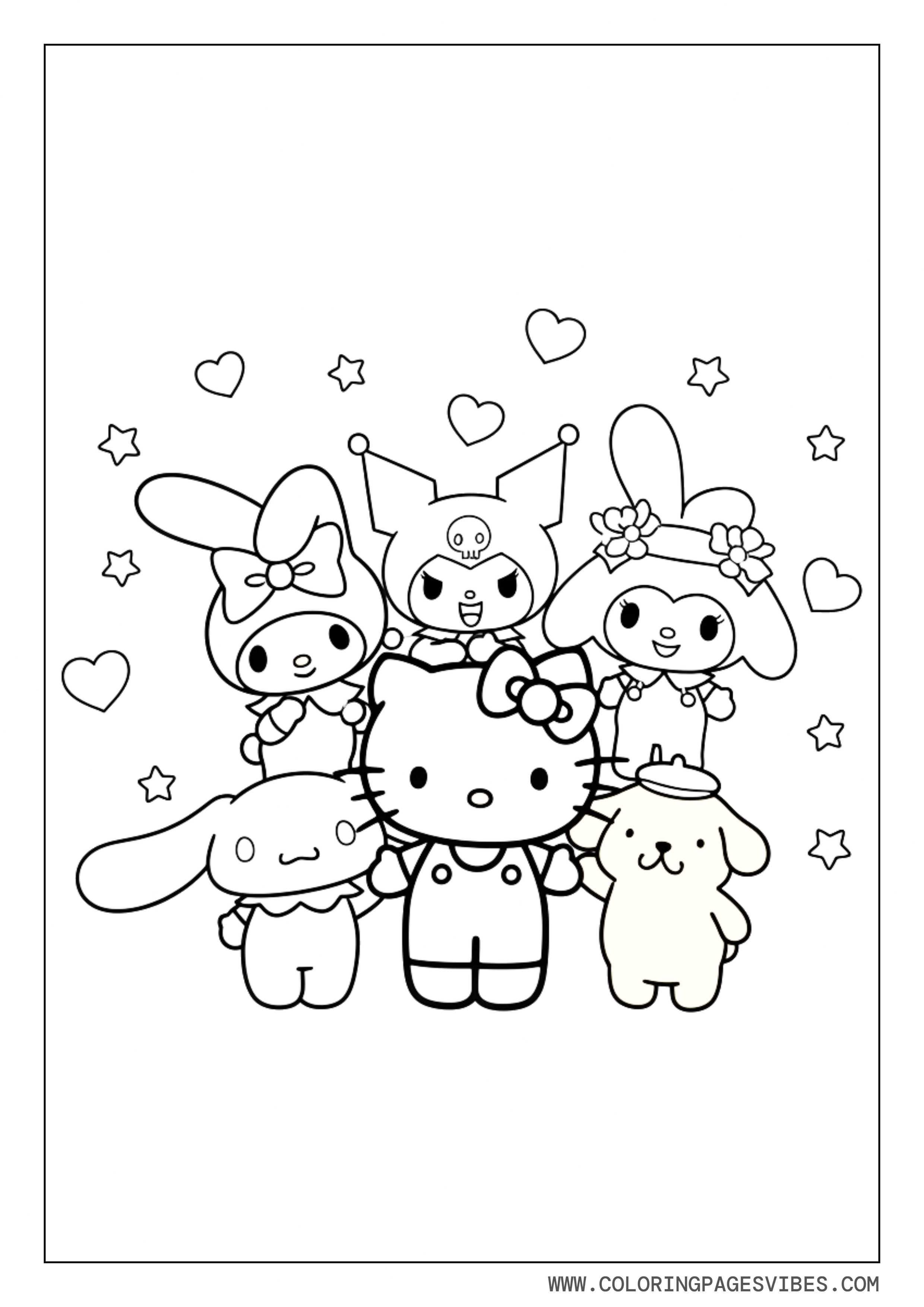 Hello Kitty and Friends Group