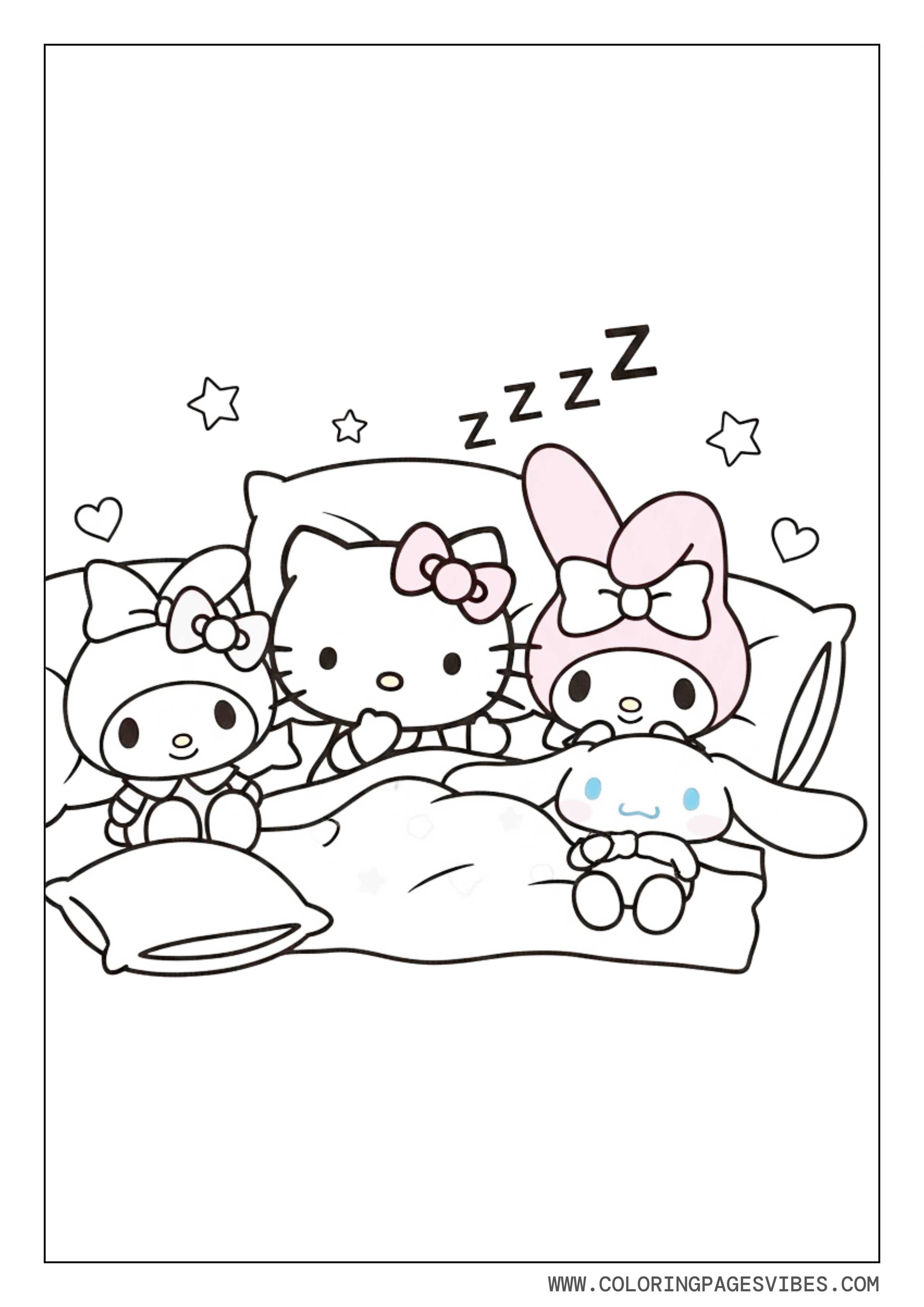 Hello Kitty And Friends Sleepover
