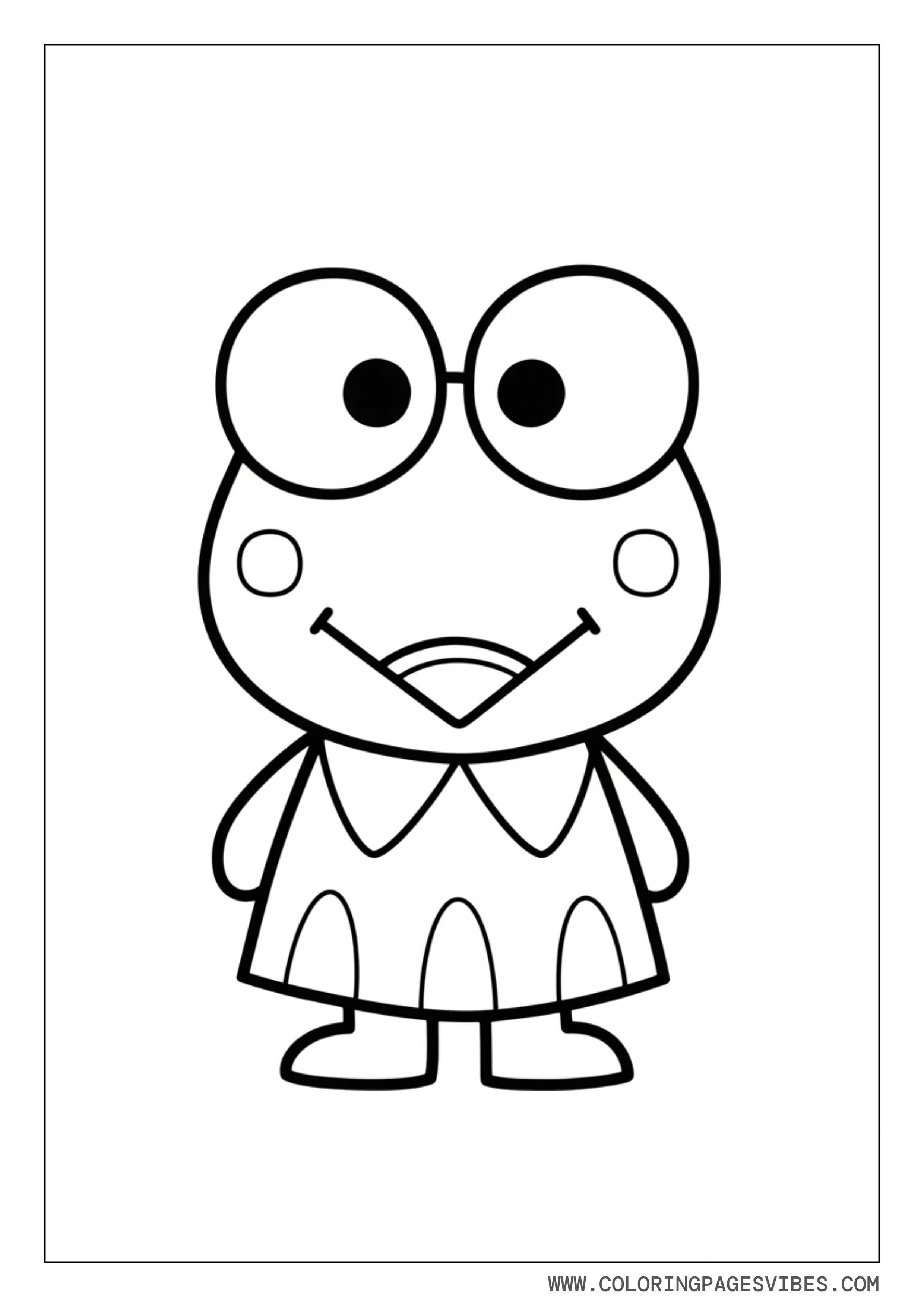 Keroppi Standing Happy