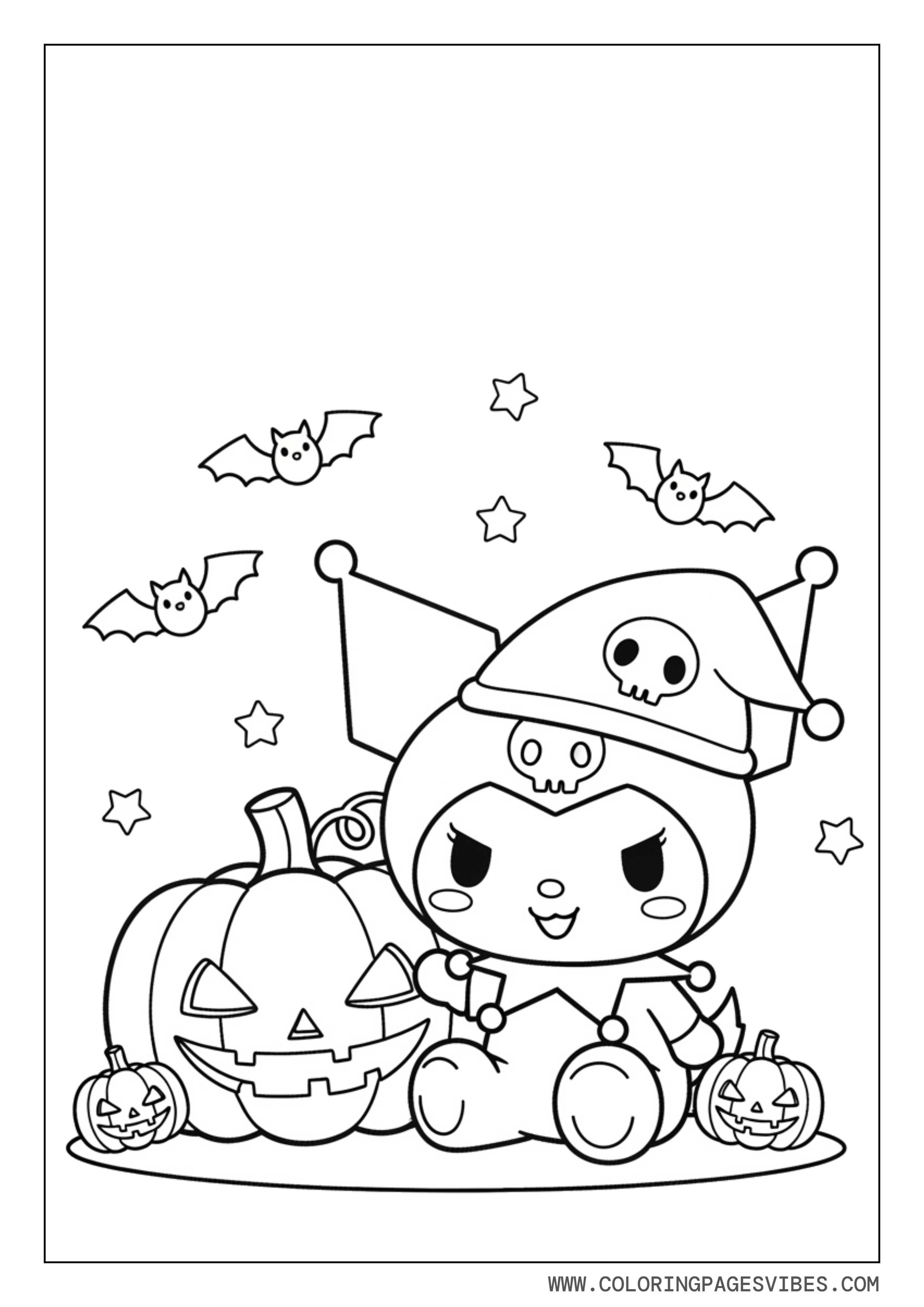Kuromi Halloween Pumpkin