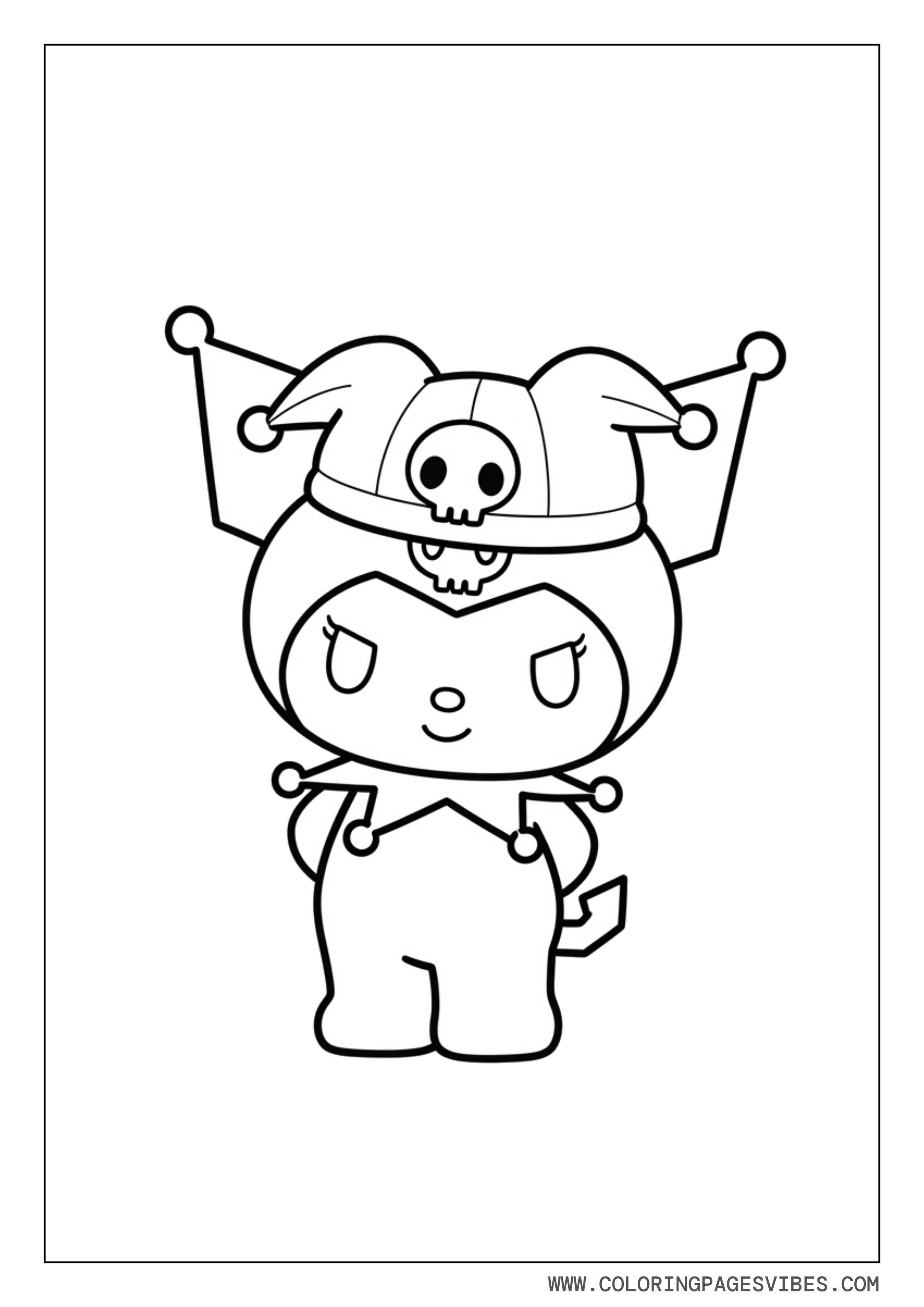 Kuromi Standing Cute Pose