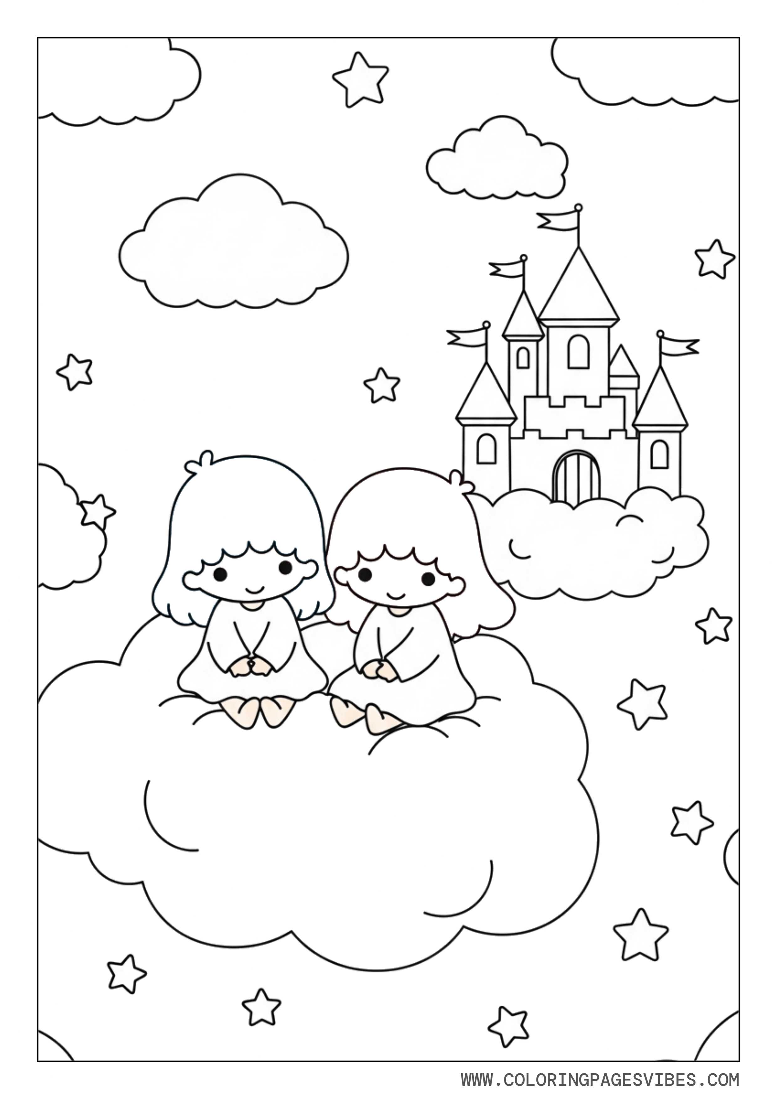 Little Twin Stars Cloud Castle
