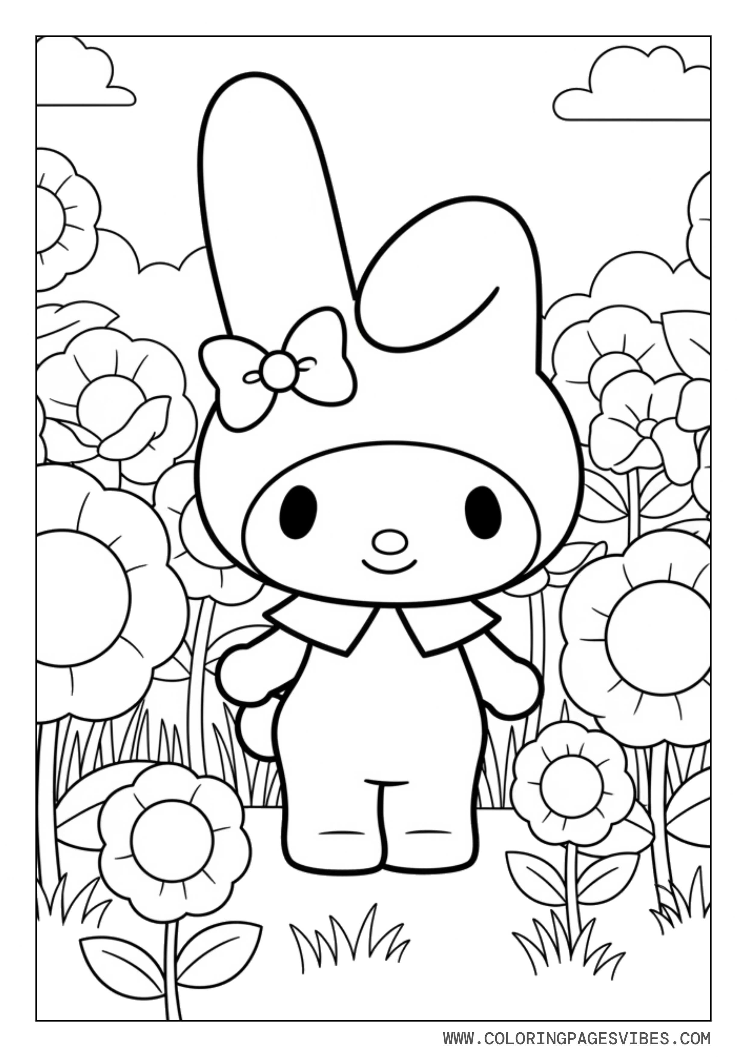 My Melody In Flower Garden