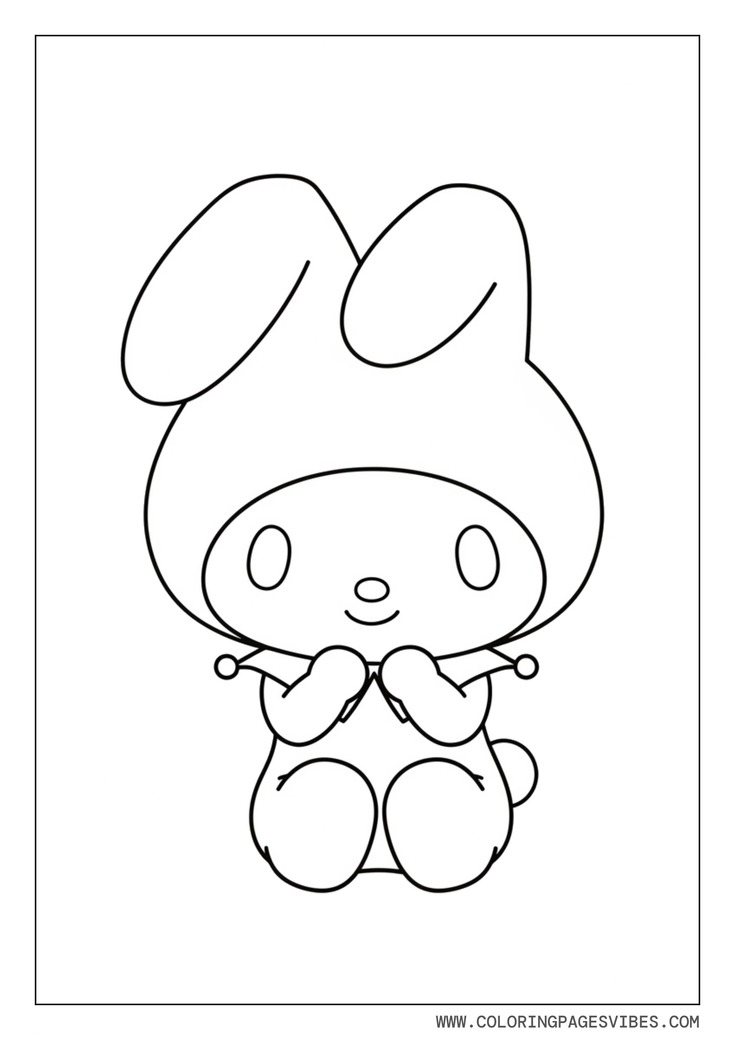 My Melody Sitting