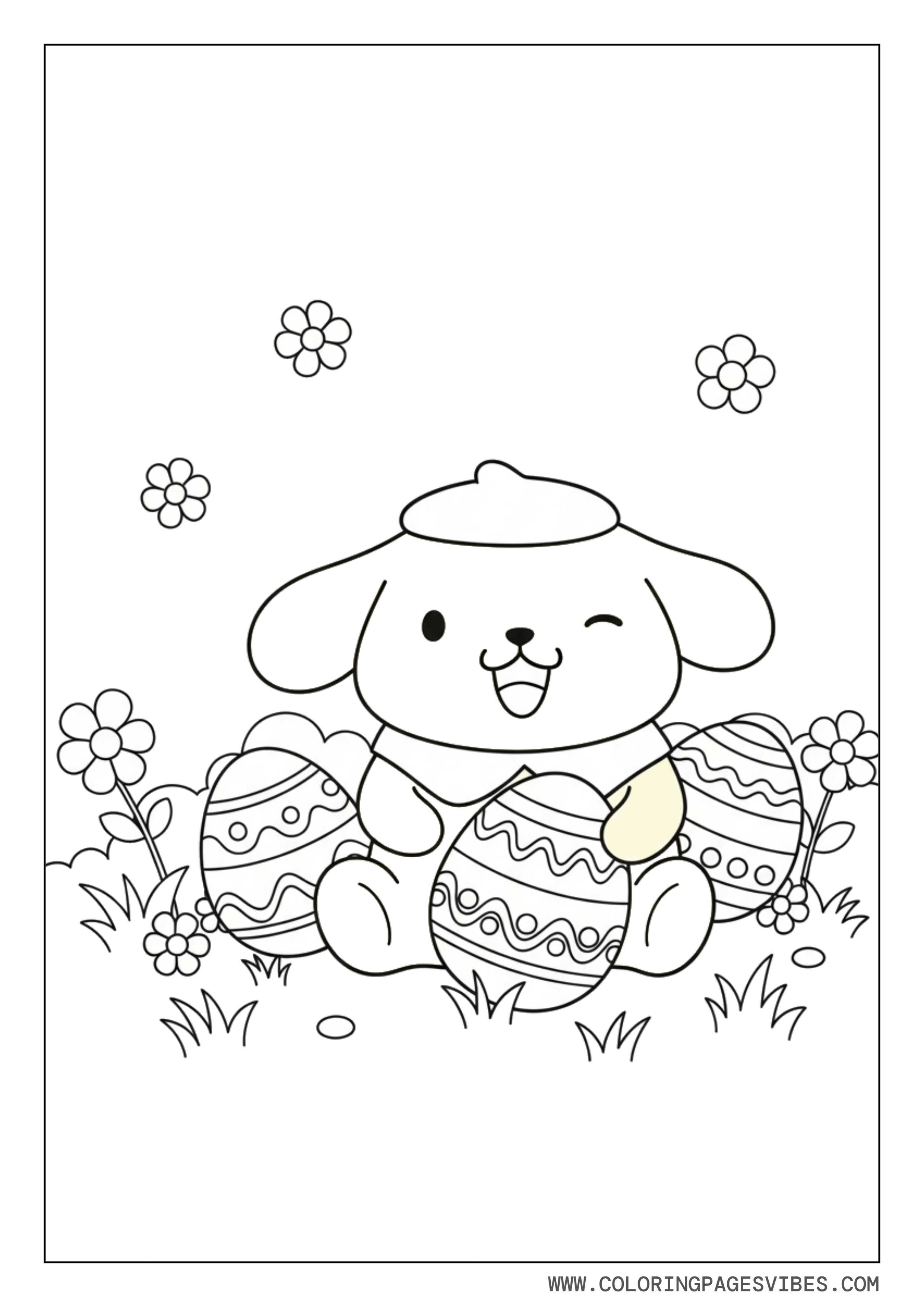 Pompompurin Easter Eggs