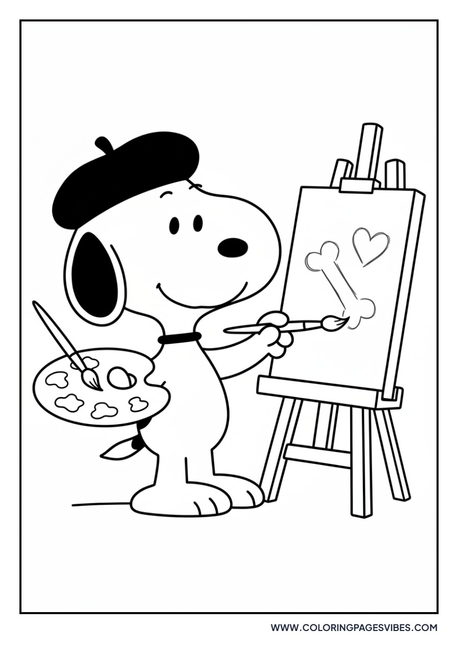 Artist Snoopy