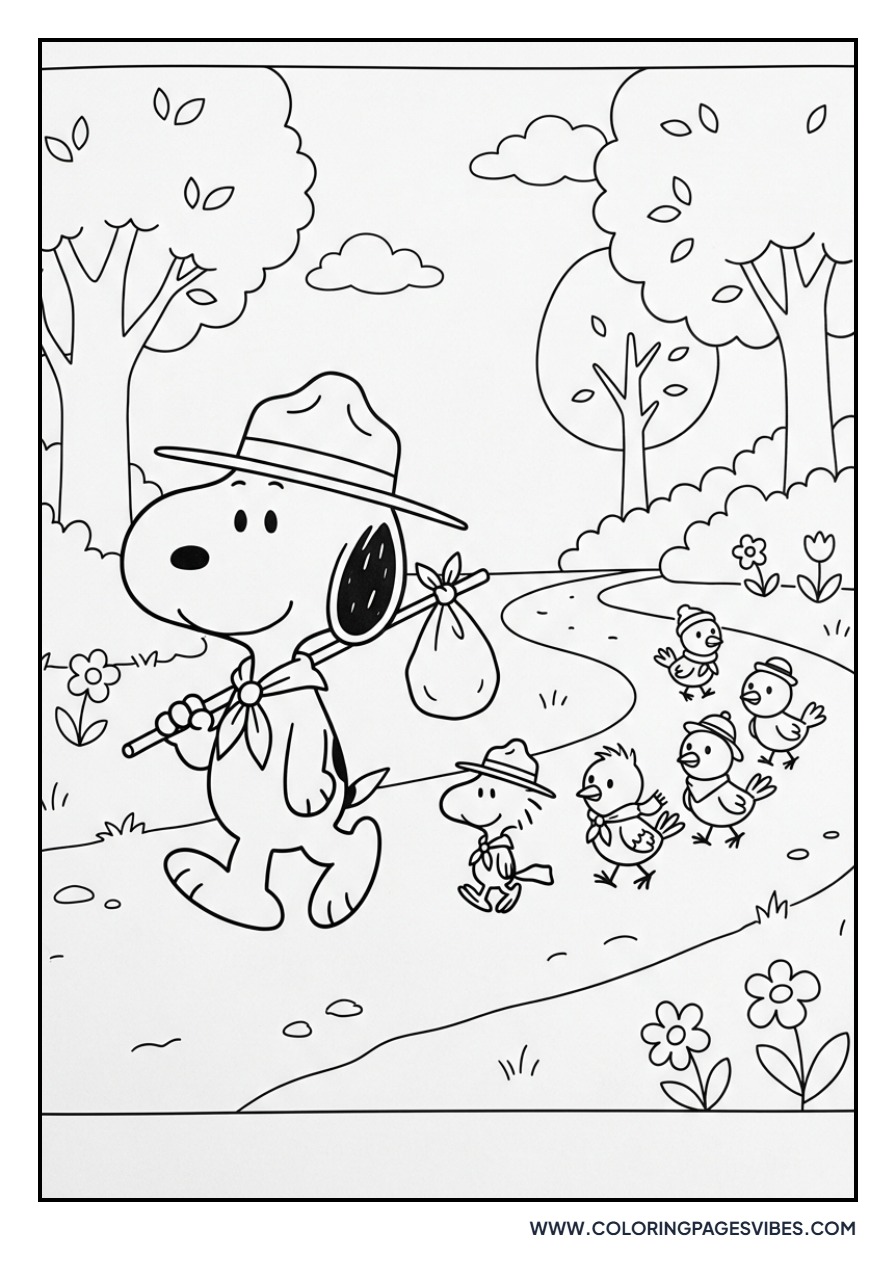 Beagle Scout Snoopy