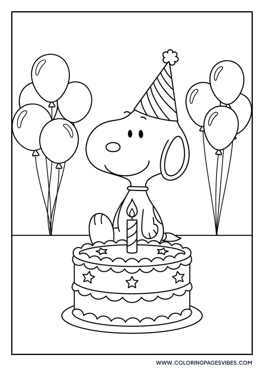Birthday Snoopy
