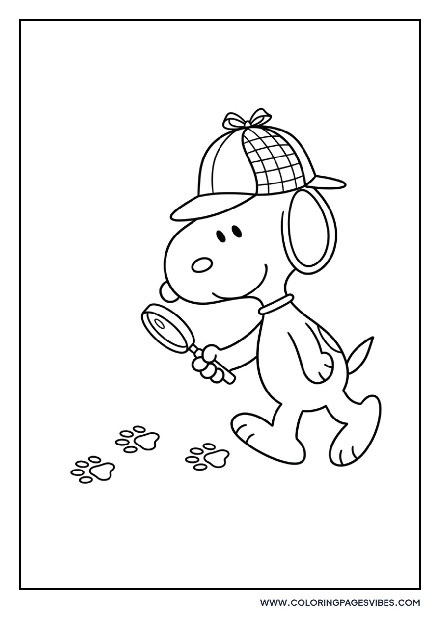 Detective Snoopy