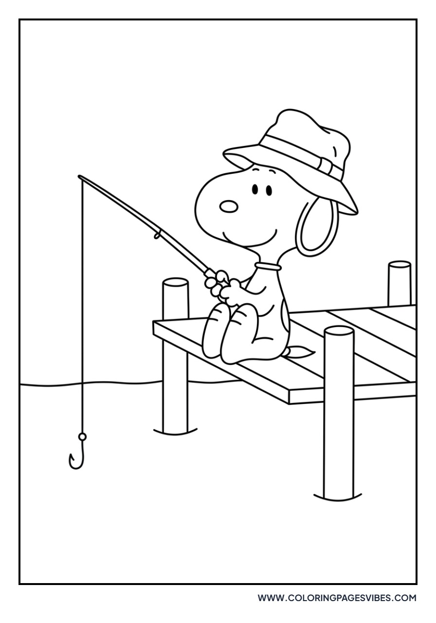 Fisherman Snoopy