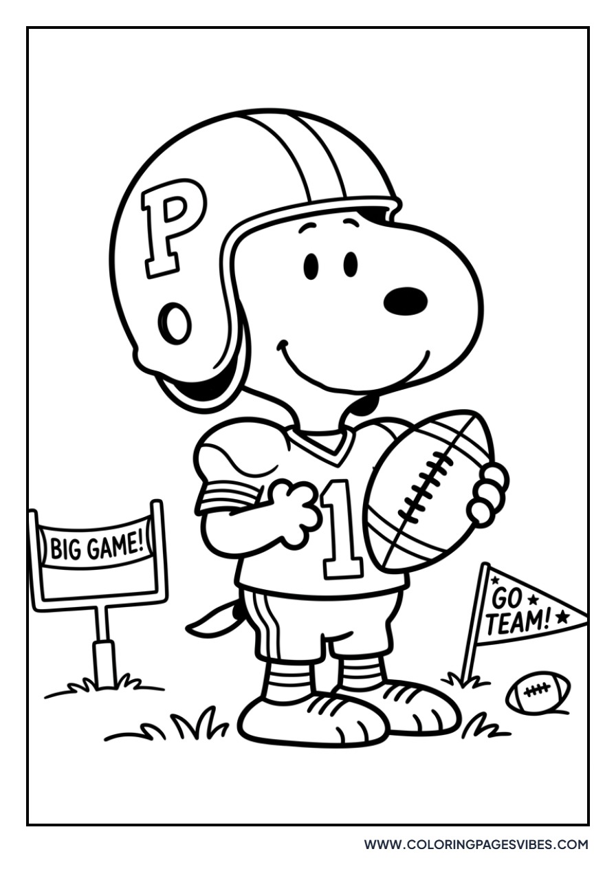 Football Snoopy