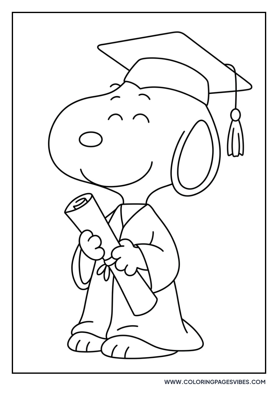 Graduate Snoopy