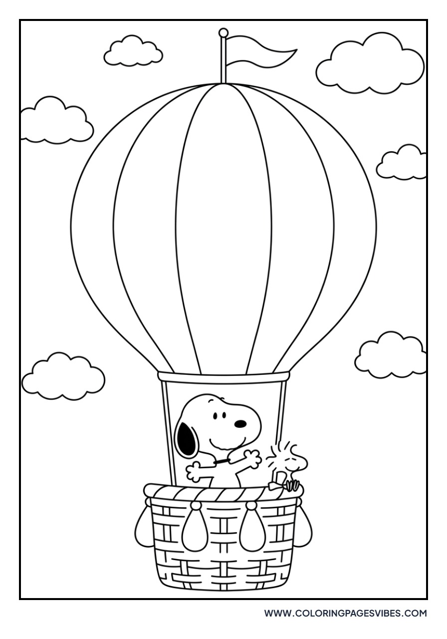 Hot Air Balloon Snoopy