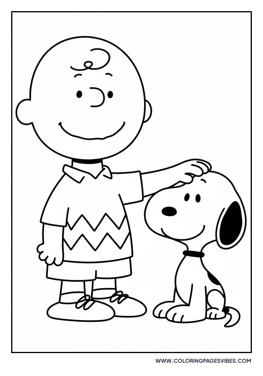 Snoopy and Charlie Brown