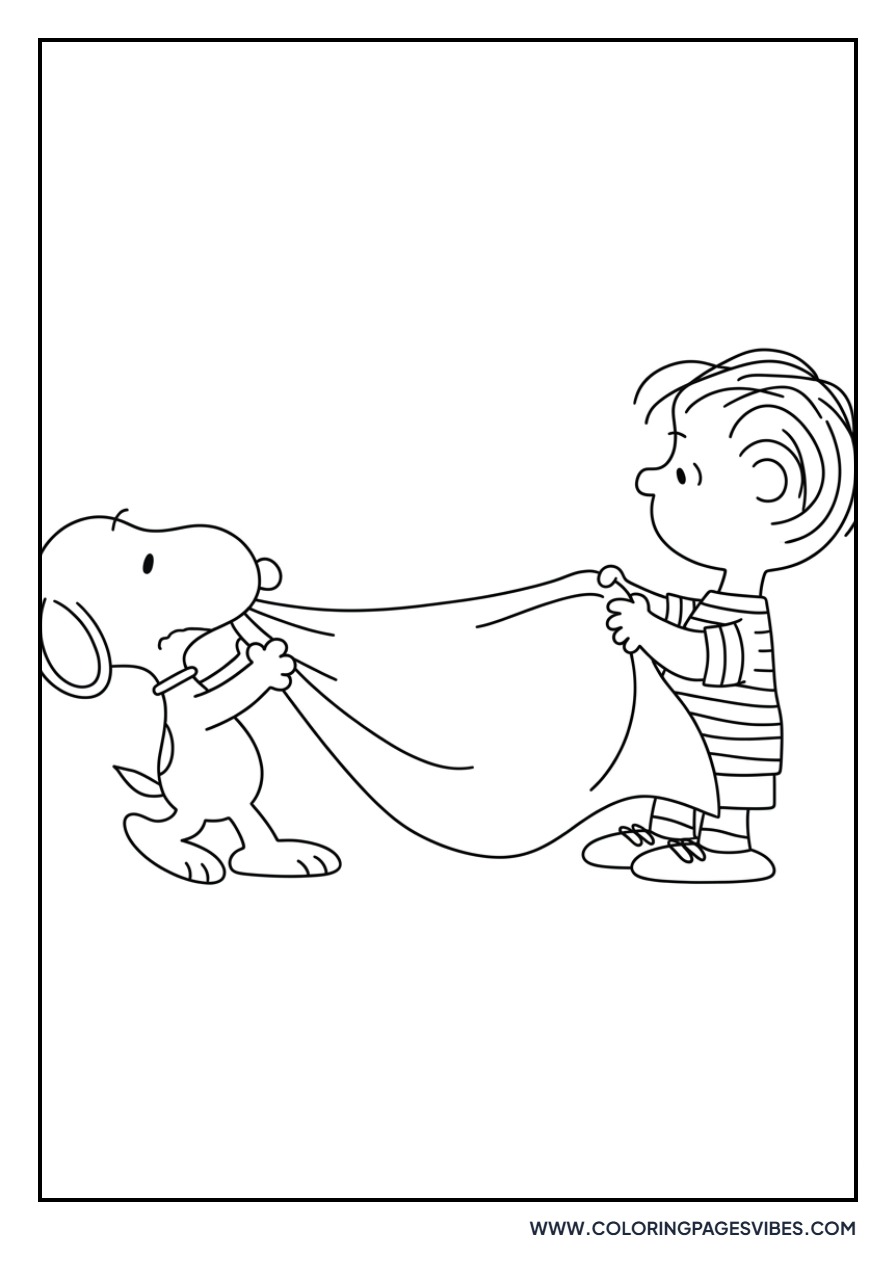Snoopy and Linus