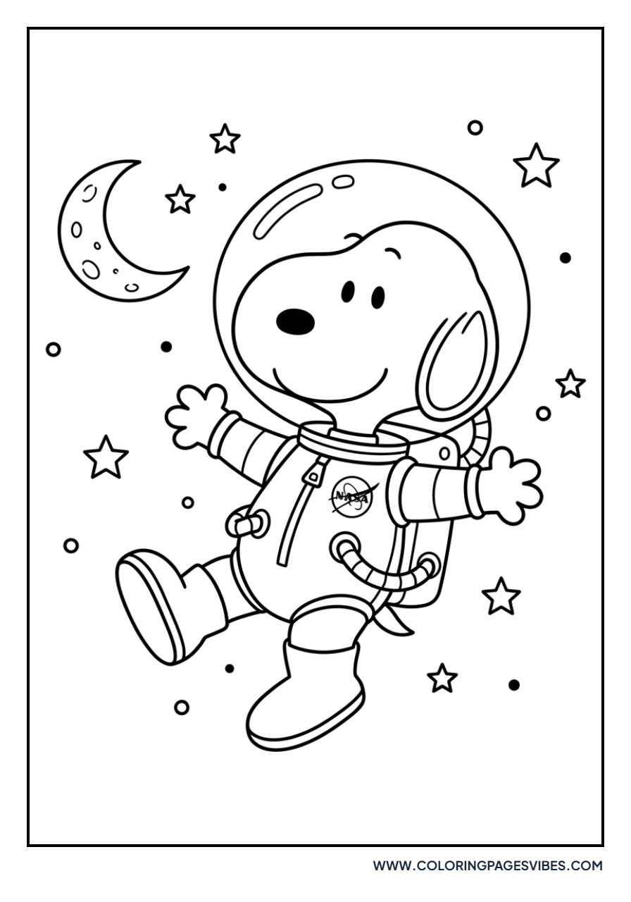 Snoopy the Astronaut