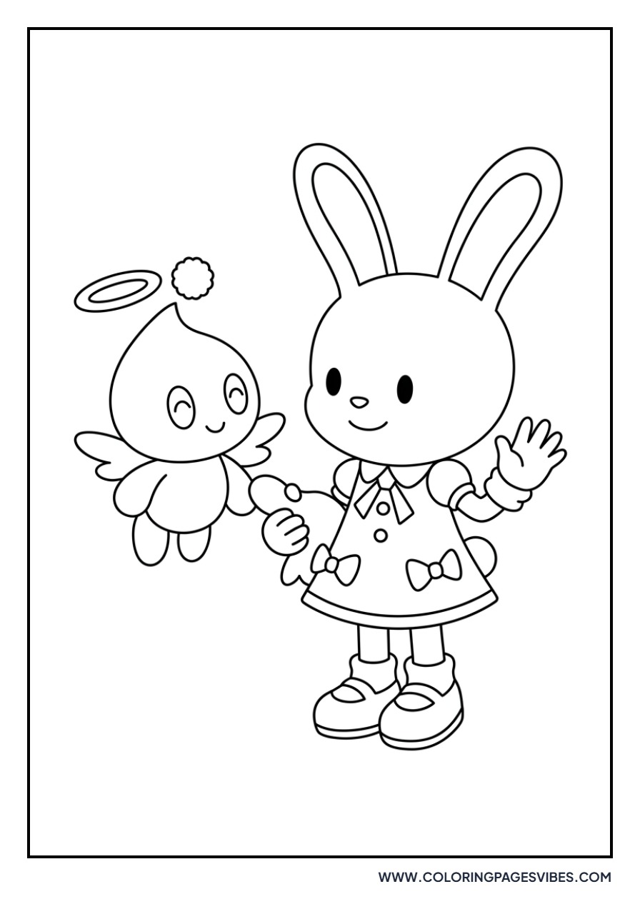 Cream the Rabbit and Cheese