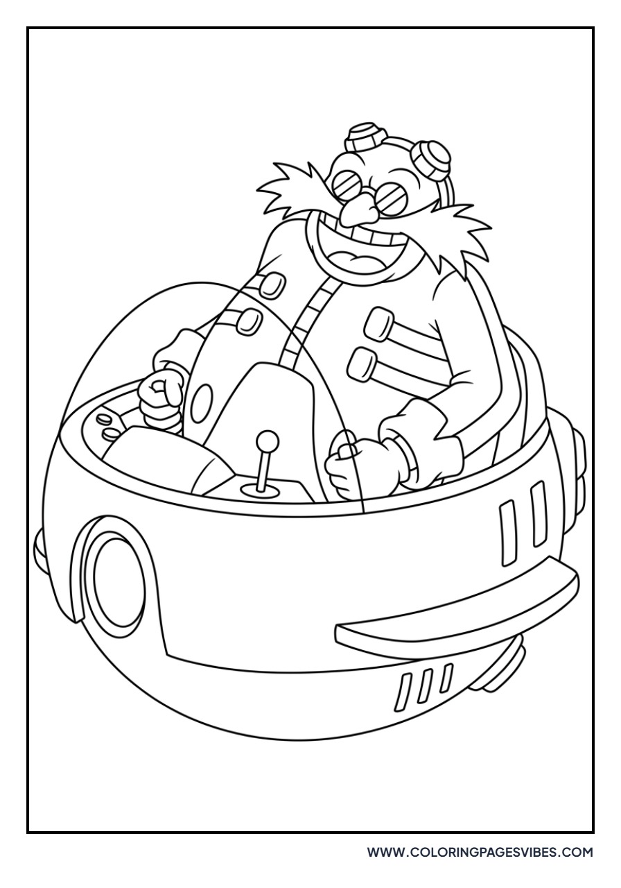 Dr. Eggman in Egg Mobile
