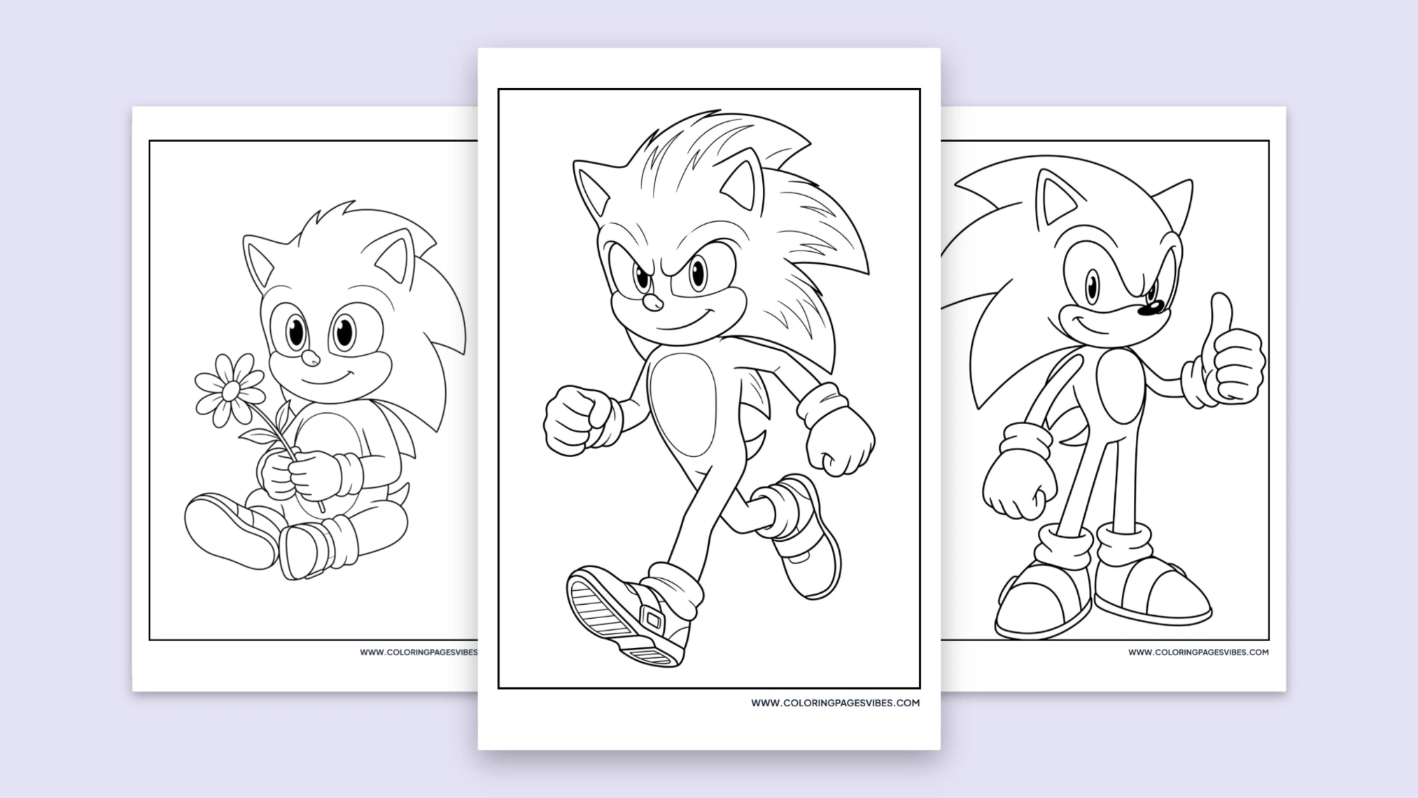 62 Free Printable Sonic Coloring Pages (High-Quality PDF)